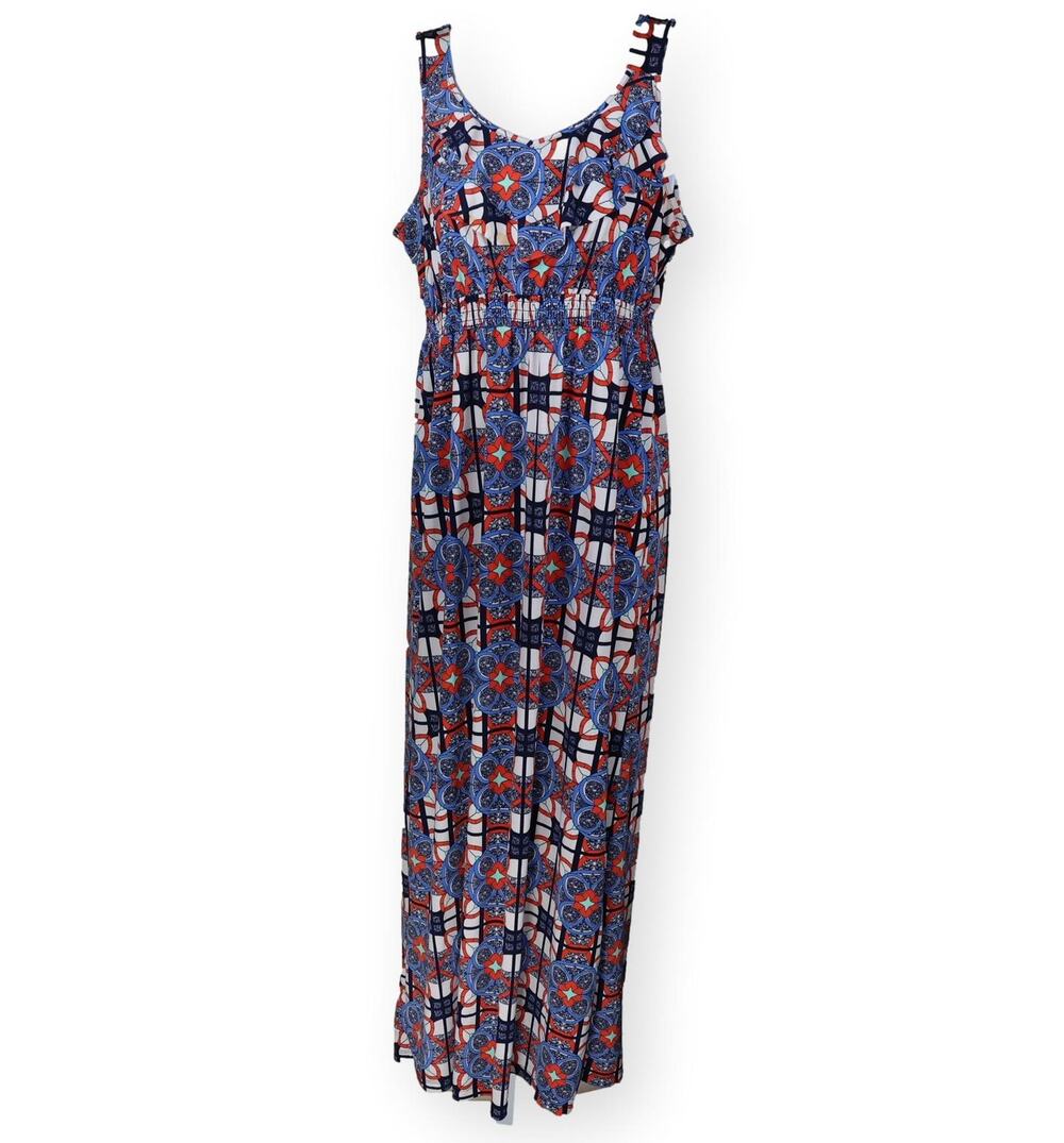 CATO Girls Multi Color Abstract Maxi Dress 18
